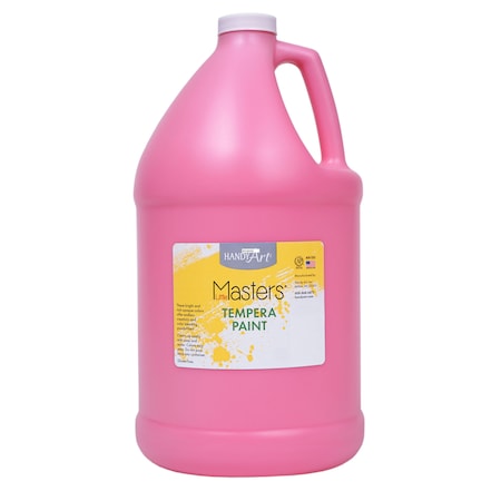 Handy Art Little Masters Tempera Paint, Pink, Gallon 204722